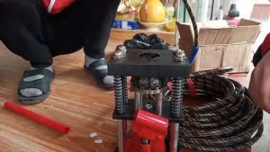 Máy Ép Đầu Cos Dây Rửa Xe 3 Tấn- Ép Dây Rửa Xe Đầu Rời Dây Hơi Dây Thủy Lực