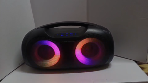 NEW BTS- 2313 BRODU Portable BT speaker 4 " woofer RGB with 1PC Rechargeable wireless microphone