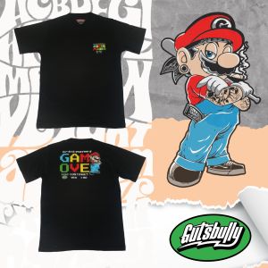 tshirt garasi rebel /kaos gutsbully movement game over/kaos distro