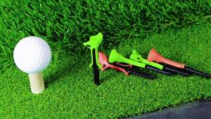 10pcs Golf Tees 83mm Double Angled Ball Nail Seat TE030