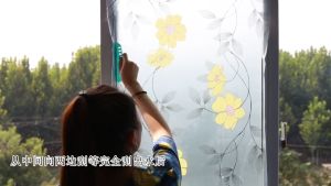 ฟิล์มติดกระจกสูญญากาศ 2mm แบบ ฟิล์มฝ้าติดกระจก สติกเกอร์กระจกหน้าต่าง สติ๊กเกอร์สูญญากาศ PVC วอลเปเปอร์ติดกระจก