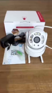 iCam365 wifi ไร้สายกล้องวงจรปิด Full HD 5MPCCTV ภาพสีที่ชัดเจนในเวลากลางคืน 360 องศาหมุนปลุกกันขโมย