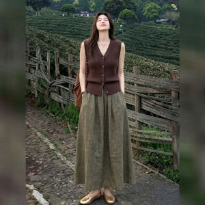 DANTING | Gentle and Relaxed Knitted Top and Skirt Set