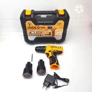 INGCO CDLI12208 สว่านไขควงไร้สาย 12V แบต 1.5Ah.x2 (แบตกลม)
