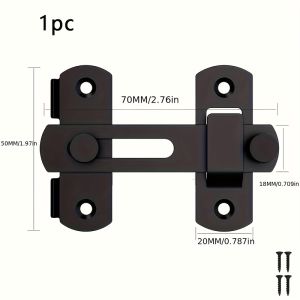 1Set High Quality Stainless Steel Door Latch Anti-theft Door Latch Buckle Wardrobe Barn door Window Hardware Lock Accessories