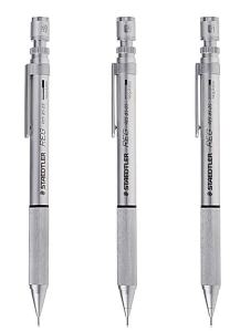 1 pc Staedtler Graphite Drafting Automatic Mechanical Pencil Silver  925  0.3 0.5 0.7 0.9 1.3 2.0 mm (925 25-3/5/7/9/1.3/20)