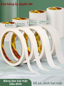 3M | Băng Dính Giấy Cotton Mạnh và Trong Suốt