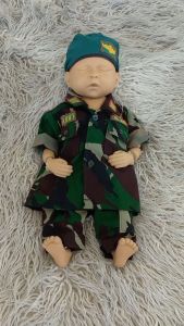 KOSTUM TENTARA NEWBORN PROPERTY FOTOGRAPI BAYI NEWBORN