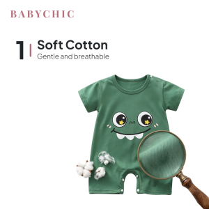 Baby Romper 0-18 Months Baju Budak Bayi Animals Short Sleeve Newborn Bodysuit Jumpsuit Casual Wear