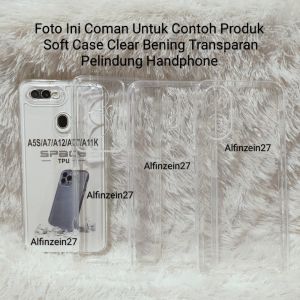 Softcase Casing OPPO A1K A3S F7 F5 F3 A39 A78 A5S F9 A12 A11K A57 A77S A15 A15S A16 A16S A54 A53 A33 2020 A5 A9 2020 A31 A8 A17 A17K A79 Silikon Case Selikon Bening Transparan Pelindung Belakang HP Camera