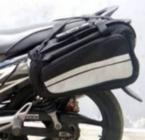 Side bag motor oval tas bagasi motor belakang tas samping jok motor