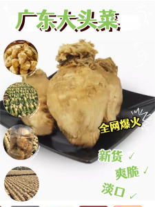 Guangdong Big Cabbage Dried Vegetable Snack Light Flavor No Dehydration Farmhouse Quick Freeze Sun-dried Specialty Product