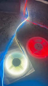 Đèn led trang trí ô tô. Đèn led dây COB silicone uốn dẻo 10M chống nước tốt (giá 1 cuộn)