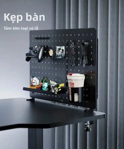 HumaneX | No-Drilling Desk Organizer Panel Clamp-on E-sports Accessories Compatible
