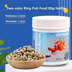 VOONLINE | Tropical Fish Flake Food For Small Fish Spirulina Brine Shrimp
