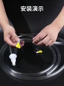 Universal Hand Gas Oil Pump Car Fuel Pump Manual Suction Pipe Pumping for Boat Liquid Petrol Tuning Fuel Gasoline Diesel Pump