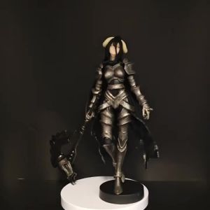 Bandai | 23CM Anime OVERLORD King of the Undead Albedo Armor Design Model Figure Collection Series Doll Toys Fans Birthday Gifts