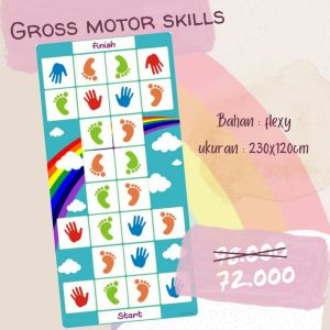 Gross Motor Skill/Mencocokkan Jejak/Mainan Edukatif