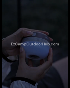 Naturehike STARRY SKY Outdoor Camp Light Portable Lightweight Hanging Magnetic LED Lantern Tent Lamp Light IP44 Waterproof USB Charging 4000mAh Battery Working Up To 38H Camping Travel