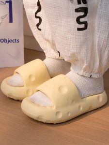 Summer Thick-Soled Cheese Slippers Anti-Slip Bathing Slippers