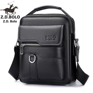 ZUODANBAOLUO | Soft Leather Mens Sling Bag