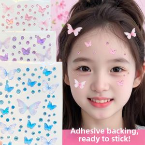 ENEN | Sparkly Butterfly Face Stickers Adhesive