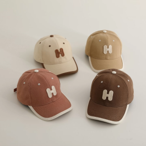 B1T1 Kids Sporty Casual Embroidery Baseball Cap Sun Protection Hat For Kids Boy Girl Korean For Kids
