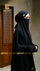 Mukena Dewasa Ihrom Mewah Berlengan dan Bercadar Mukenah Umroh dan Haji Series Sahara