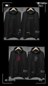 hoodie pria distro terbaru 2024 oversize akazoo warna hitam everyday is holiday sablon switer cowok keren