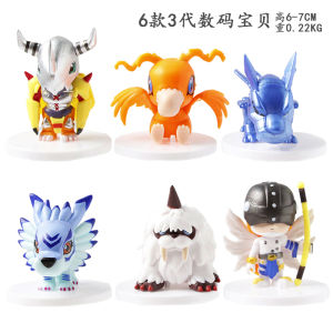 Mô Hình Đồ Chơi Digimon Mới Chất Liệu PVC 50mm Đồ Chơi Mô Hình Xe Cộ Đồ Chơi Mô Hình Tĩnh Đồ Chơi Mô Hình Digimon