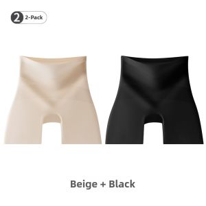 High Waist Tummy Control Seamless Non-rolling No Peep Bottoms Safety Pants