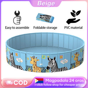 Foldable Durable PVC Palm Tree Kids Pool Beach Theme Circular Swimming Pool for Summer Parties Children & Home Use