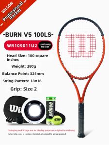 Wilson | Professional One-Piece Full Carbon Tennis Racket