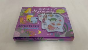 Magical Mermaids Bubble Sticker Book Activity Case For Kids with 4 Books & 700+ Stickers