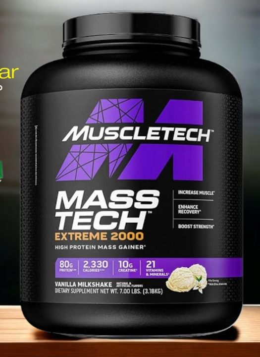 Muscletech Masstech Extreme 2000 7lbs Mass Tech Muscletech Mass Gainer
