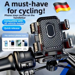 Hands-free Quick Access Waterproof Navigation Phone Holder For Bikes and E-bikes Delivery Use