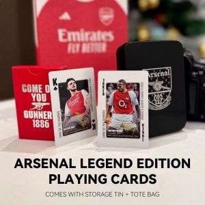 Arsenal Legends Poker Cards Playing Cards Gift Set