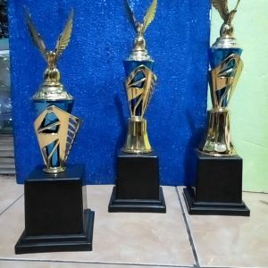 Piala Lomba Juara 1 2 3 4 (GARUDA BODY BIRU RASER) \\\"costum\\\" FREE STICKER (BOLEH satuan)TERMASUK SETICKER DAN FREE DESIGN