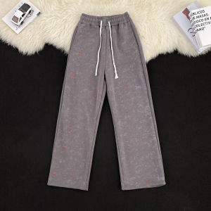 กางเกงขายาวทรงตรงลำลองสำหรับผู้ชาย Cleanfit ทรงหลวม ทรงขากระบอกเล็ก สไตล์อเมริกัน ฤดูใบไม้ร่วง 2025