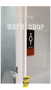 ป้ายห้องน้ำสำเร็จรูป ป้ายห้องน้ำชาย ป้ายห้องน้ำหญิง ติดตั้งเองได้