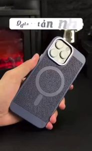 Ốp lưng lưới tản nhiệt hỗ trợ sạc không dây cho IPhone 12 ProMax 13 ProMax 14 ProMax. Chính hãng Likgus