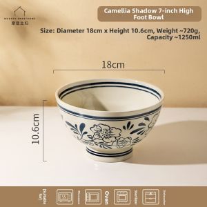 MODERN SWEETHOME | Underglaze Colored Vintage Multi-Purpose Bowl