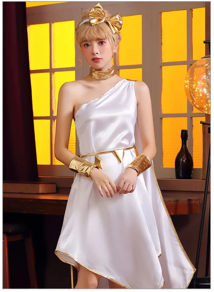 Halloween Greek Goddess Cosplay Character Cosplay Clothes White
