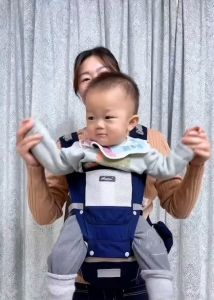 เป้อุ้มเด็ก เป้อุ้มเด็ก 4-in-1 แบบถอดได้ สามารถสวมใส่ได้ทั้งด้านหน้าและด้านหลังตั้งแต่ 0-36 เดือน XLN429