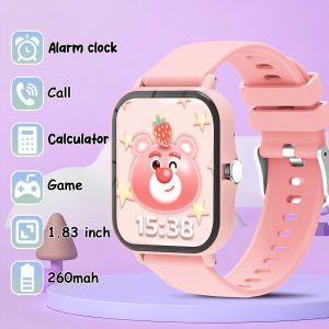 Đồng Hồ Thông Minh Trẻ Em Với Chức Năng Gọi Điện Không Dây Phát Nhạc Nhắc Nhở Cuộc Gọi & Thông Báo Tin Nhắn - Thiết Bị Đeo Tay Thân Thiện Với Trẻ Em