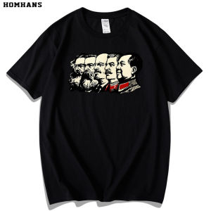 HOM HANS | Communist Symbols Loose Fit Short Sleeve T-Shirt High Quality Cotton