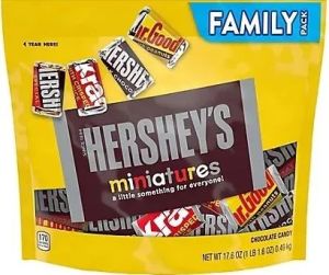 Socola hỗn hợp Hershey Miniatures A Little Something for Everyone Chocolate gói 283gr và gói 155kg của Mỹ
