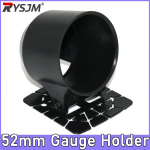 RYSJM | Black Car Gauge Pod 52mm Universal Gauge Cup Car Mount Holder Plastic Single Auto Car Meter Pods Dash Pod Mount Bracket