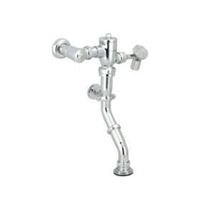 Foot and Hand Pressing Flush Valve Squat Toilet