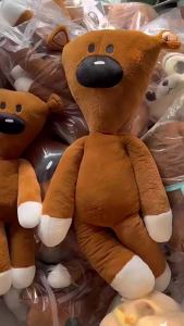 Potdemiel | High Quality Funny Big Mr Bean Teddy Bear Plush Toy Comedy Cartoon Movie Figure Cute Animal Baby Stuffed Doll Soft Pillow Decor